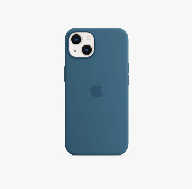 Husa iPhone silicon albastra